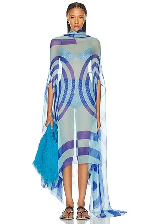 Dries Van Noten Ducy Dress in Blue