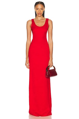 Dries Van Noten Debant Dress in Red