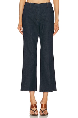 Dries Van Noten Paloma Straight Leg in Blue