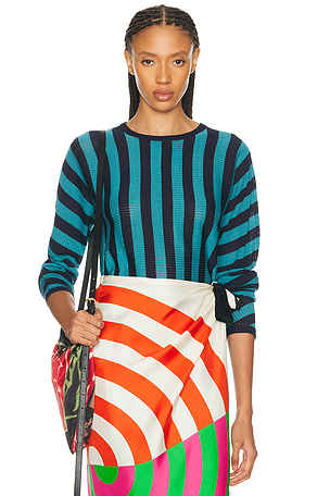Dries Van Noten Torance Sweater in Navy