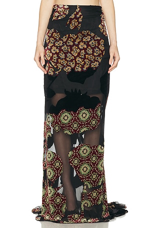 Dries Van Noten Salvix Skirt in Black