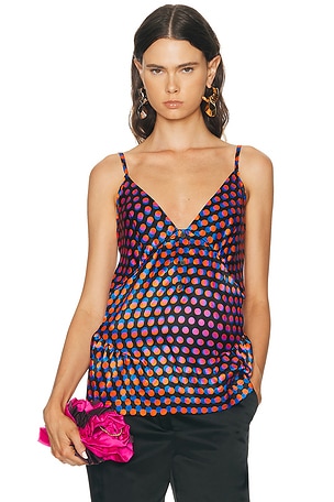 Dries Van Noten Caliya Shirt in Black,Blue