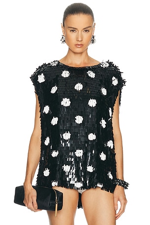 Dries Van Noten Cuzco Top in Black