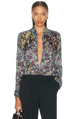 Dries Van Noten Chowy Shirt in Black