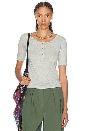 Dries Van Noten Huppila T-Shirt in Grey