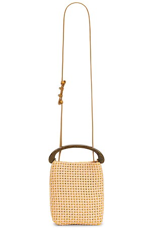 Dries Van Noten Crisp Bag in Orange,Pink