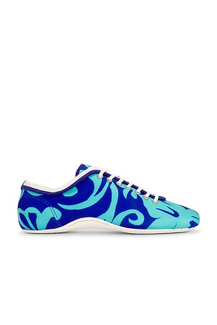 Dries Van Noten Ballet Sneaker in Blue,Teal