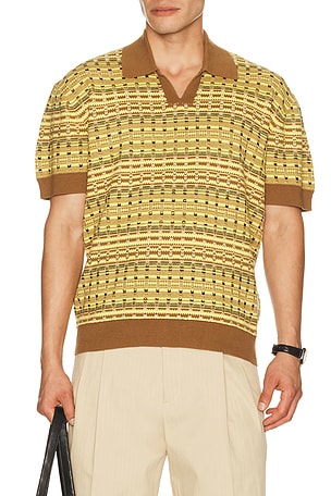 Drôle De Monsieur Polo Maille Coogie in Yellow