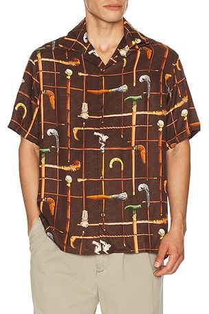Drôle De Monsieur Chemise Cannes in Brown