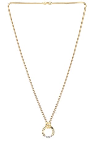 Demarson Kelsey Necklace in Metallic Gold