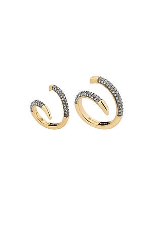 Demarson Vesey Duo Ring in Metallic Gold
