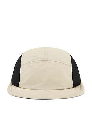 District Vision Performance Panelled Mesh Hat in Brown
