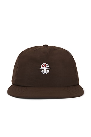 District Vision 5 Panel Nylon Hat in Brown
