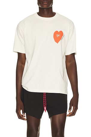 District Vision Run in Love Tee in White