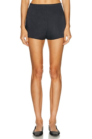 EAVES Naftali Mini Short in Black