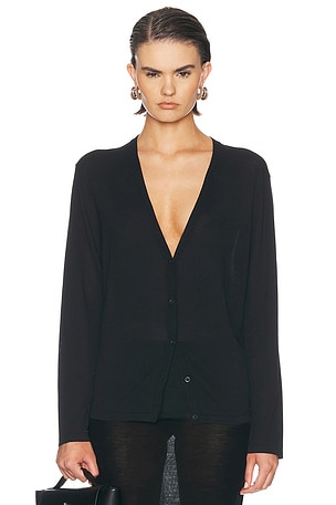 EAVES Finch Cardigan in Black