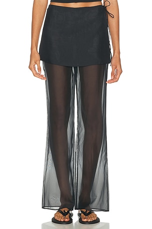EAVES Anaia Apron Pant in Black