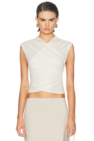 EAVES Nela Top in Ivory