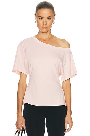 EB Denim Elena Off The Shoulder Top in Pink
