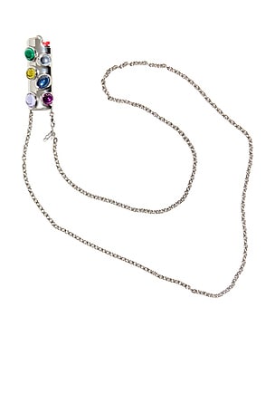 Edie Parker Gemstoned Crossbody Lighter Case in Multi