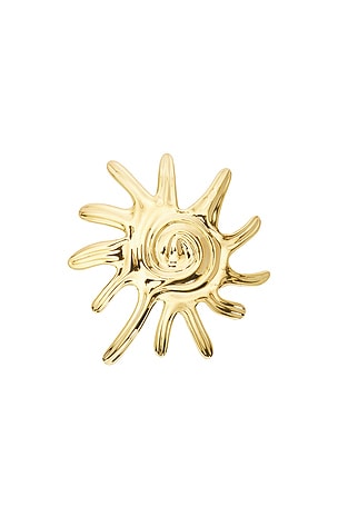 Eliou Cintra Barrette Hair Clip in Metallic Gold