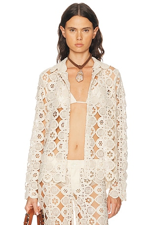 Eliou Gabriel Top in Cream