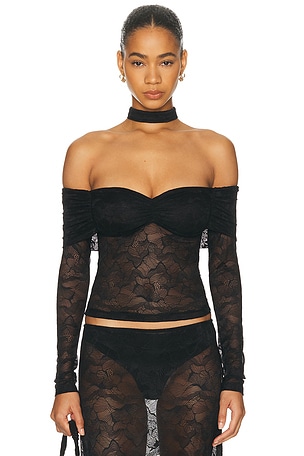 Eliou Lilu Top in Black