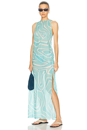 Emilio Pucci Maxi Dress in Baby Blue