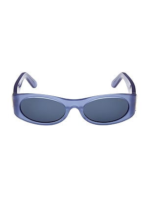 Emilio Pucci Oval Sunglasses in Blue