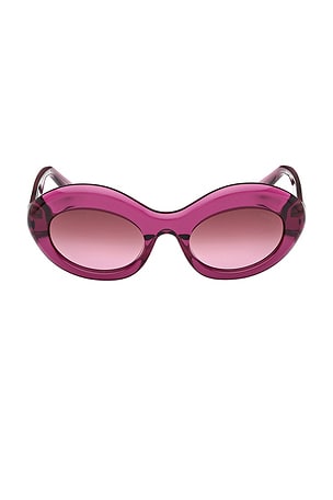 Emilio Pucci Oval Sunglasses in Purple