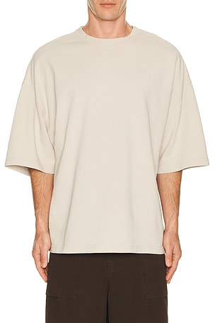 Entire Studios Heavy Boxy Tee in Beige