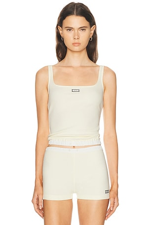 Entire Studios Lounge Tank Top in Lemon