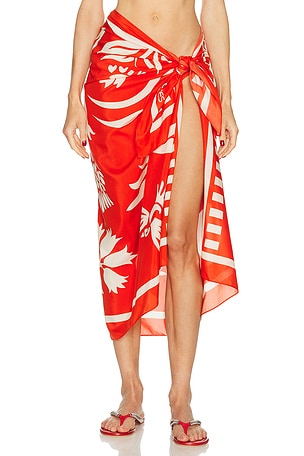 ERES Mandapa Sarong in Red