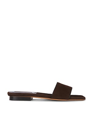 Emme Parsons Domani Suede Sandal in Chocolate