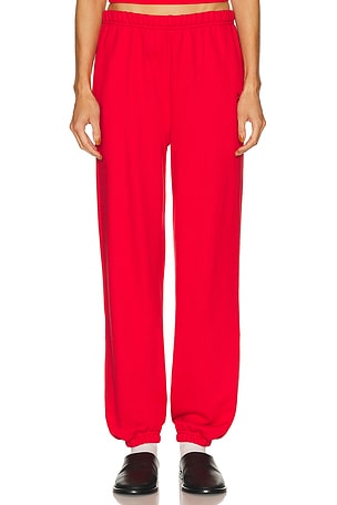 Eterne Boyfriend Pocket Sweatpant in Red