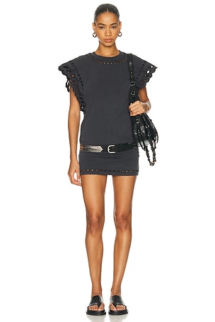 Isabel Marant Etoile Orlane Dress in Charcoal