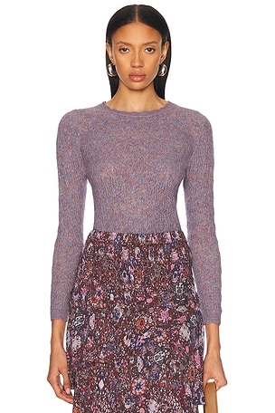 Isabel Marant Etoile Obeline Sweater in Purple