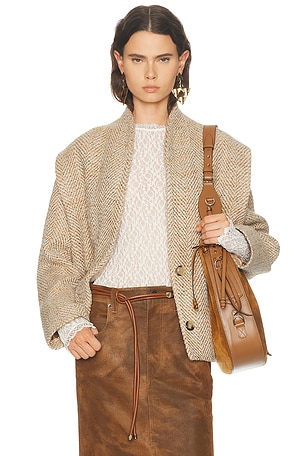 Isabel Marant Etoile Drogo Jacket in Beige