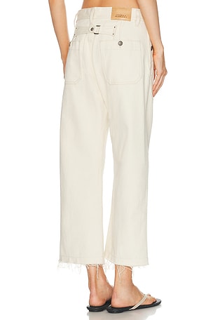 Isabel Marant Etoile Ermina Pant in Ivory