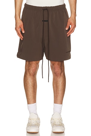 Fear of God ESSENTIALS Active Trace Classic Short in Brown
