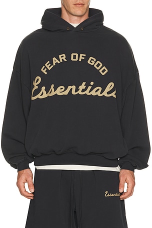 Fear of God ESSENTIALS Training 90's Hoodie in Black