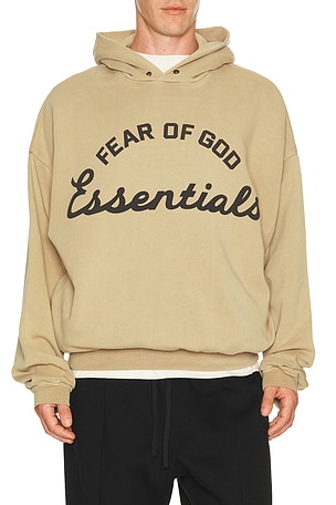 Fear of God ESSENTIALS Training 90's Hoodie in Brown