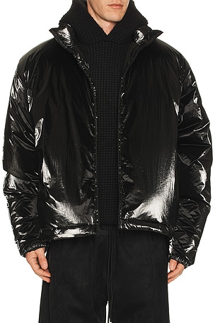 Fear of God ESSENTIALS Puffer Jacket in Black