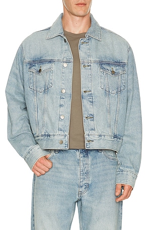 Fear of God ESSENTIALS Classic Denim Jacket in Blue