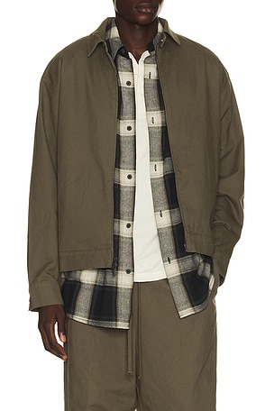 Fear of God ESSENTIALS Work Jacket in Green