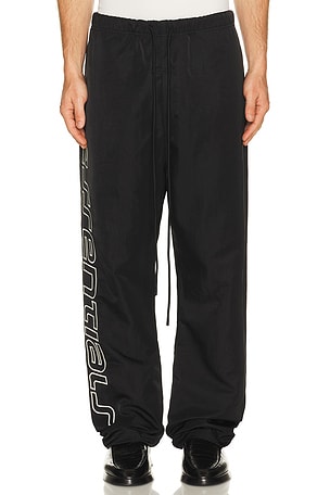 Fear of God ESSENTIALS Active Trace Relaxed Drawstring Pant in Black