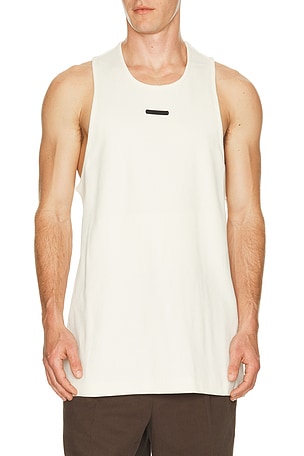 Fear of God ESSENTIALS Rib Tank in White