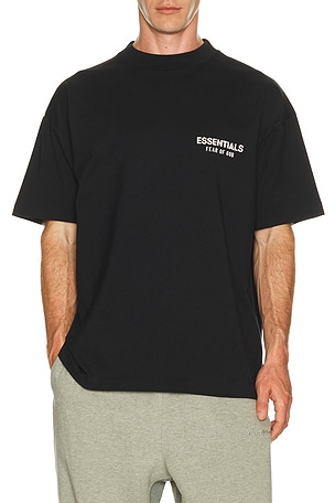 Fear of God ESSENTIALS Classic Fit T-Shirt in Black