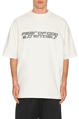 Fear of God ESSENTIALS 90'S Short Sleeve Tee in White