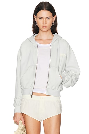 Fear of God ESSENTIALS 90's Full Zip Hoodie in Blue